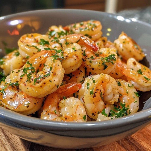 Carnivore Diet recipes- Garlic Butter Shrimp