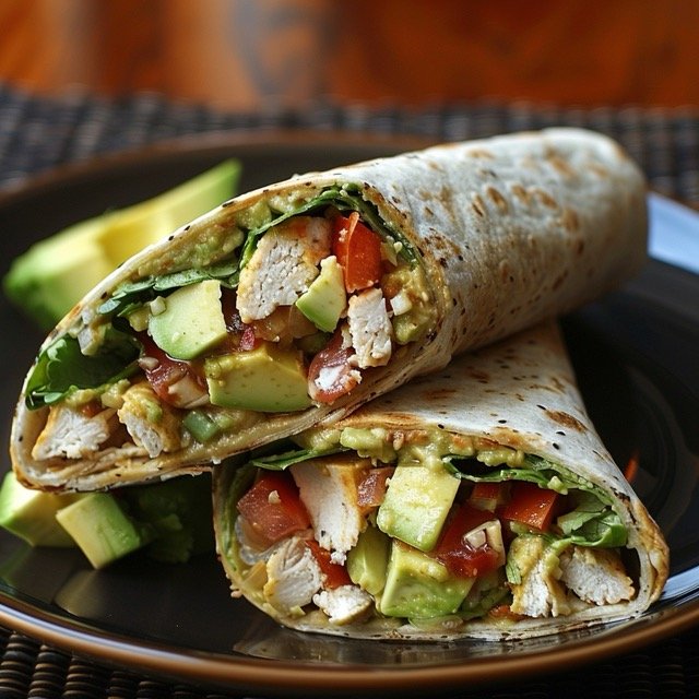 7-day meal plan for pancreatitis Turkey and Avocado Wrap